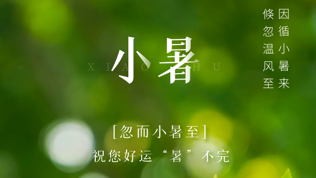 億萊瑞德 | 今日小暑